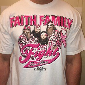 Alstyle Apparel & Activewear Faith Family Duck Dynasty T-Shirt Sz XL